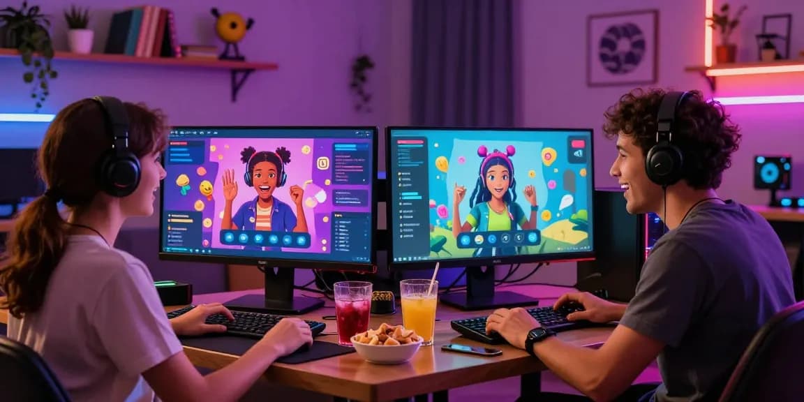 Engaging NSFW chat environment with users in a vibrant digital lounge.