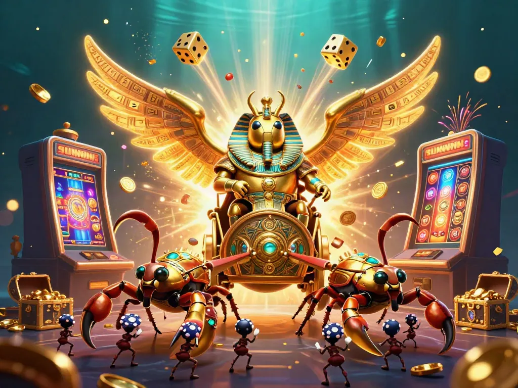 Experience thrilling gameplay at SUNWIN with 3D characters and vibrant casino elements!