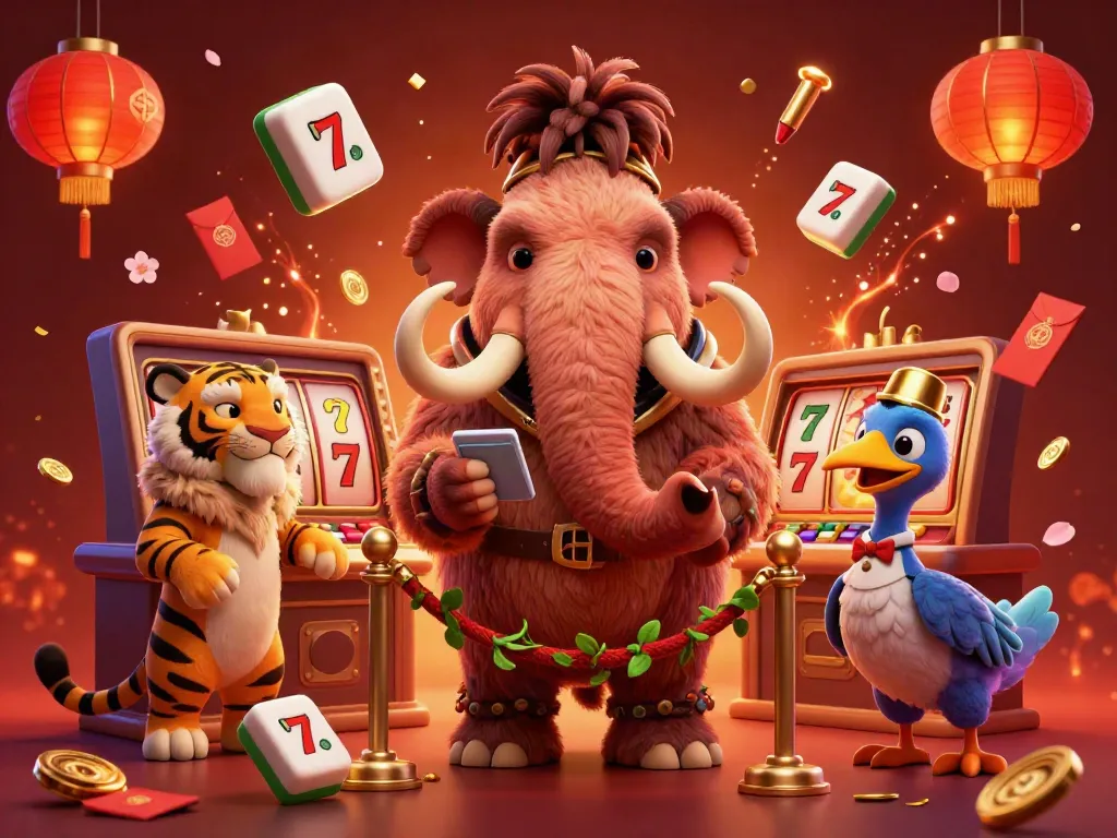 Experience thrilling sumseltoto gaming excitement with a woolly mammoth bouncer and a saber-tooth VIP.