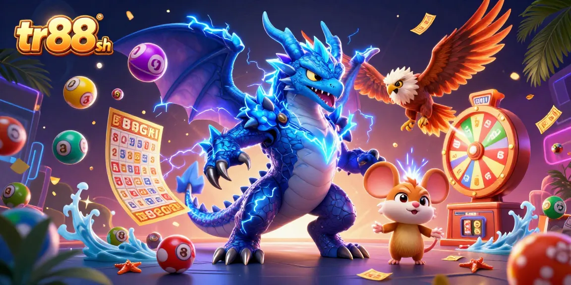 Experience exciting gameplay at tr88 sh featuring vibrant 3D casino characters and thrilling lottery elements.